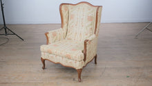 Load and play video in Gallery viewer, Madame Louise Wingback Chair – Vintage Elegance