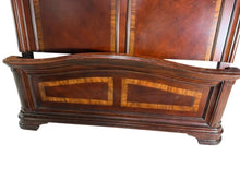 Load image into Gallery viewer, Cherry Banded Queen Size High Back Bed