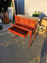 Load image into Gallery viewer, Pennsylvania House Solid Cherry Tambour Desk – Exceptional Condition