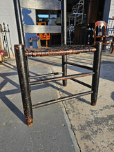 Load image into Gallery viewer, Black Farmhouse Style Ladder Back Chair