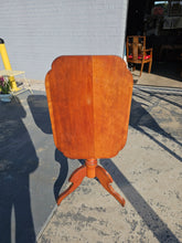 Load image into Gallery viewer, Antique Rectangular Flip-Top Side Table