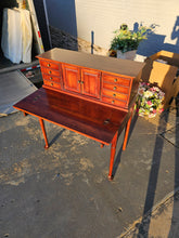 Load image into Gallery viewer, Pennsylvania House Solid Cherry Tambour Desk – Exceptional Condition