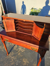 Load image into Gallery viewer, Pennsylvania House Solid Cherry Tambour Desk – Exceptional Condition