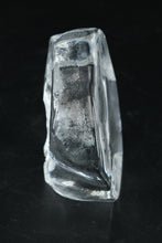 Load image into Gallery viewer, Mats Jonasson Signed Full-Lead Crystal Chimpanzee Sculpture – Wildlife Art Block – 4" Tall (No. 8569)