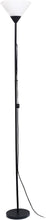 Load image into Gallery viewer, Simple Designs FL1011-BLK Torchiere Floor Lamp – Black, 70" Tall