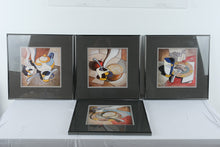 Load image into Gallery viewer, Mariano Otero Style Cubist Still Life Prints Set of 4 Framed 20 x 20