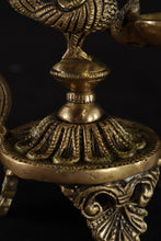 Load image into Gallery viewer, Brass Bird Diya with Bell