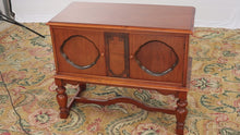 Load and play video in Gallery viewer, Versatile Art Deco Cabinet with Hinged Top