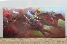 Load image into Gallery viewer, Horse Racing Canvas Print Art