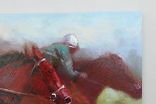 Load image into Gallery viewer, Horse Racing Canvas Print Art