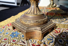 Load image into Gallery viewer, Stunning French Sevres Style Lamp with Hand Painted Scenes - Artist Signed