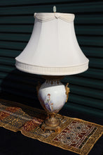 Load image into Gallery viewer, Stunning French Sevres Style Lamp with Hand Painted Scenes - Artist Signed