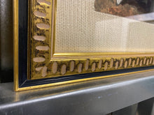 Load image into Gallery viewer, Vintage Framed Print of a Dancer and Guitar Player