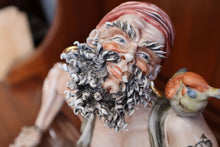 Load image into Gallery viewer, Tiziano Galli Italian Porcelain Pirate Sculpture Treasure Chest Figurine 14 Inch