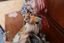 Load image into Gallery viewer, Tiziano Galli Italian Porcelain Pirate Sculpture Treasure Chest Figurine 14 Inch