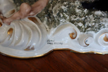 Load image into Gallery viewer, Tiziano Galli Italian Porcelain Pirate Sculpture Treasure Chest Figurine 14 Inch