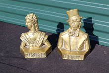 Load image into Gallery viewer, Vintage Cast Iron Gone With the Wind's Scarlett and Rhett Bookends