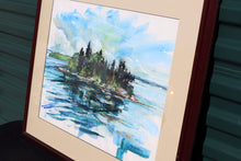Load image into Gallery viewer, Island Watercolor by Peter Black