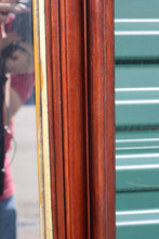 Load image into Gallery viewer, Antique Wooden Mirror with Gold Interior Trim