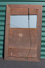 Load image into Gallery viewer, Antique Wooden Mirror with Gold Interior Trim