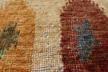 Load image into Gallery viewer, Handwoven Jute Rug – 64” x 100” – Multi-Color Tribal Motif