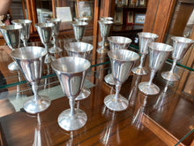 Load image into Gallery viewer, Set of 8 Smaller Silverstone Plator Spain Goblets
