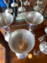Load image into Gallery viewer, Set of 8 Smaller Silverstone Plator Spain Goblets