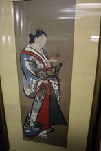 Load image into Gallery viewer, Pair of Japanese Kimono Art