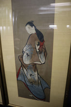 Load image into Gallery viewer, Pair of Japanese Kimono Art