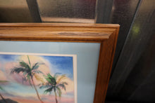 Load image into Gallery viewer, Island Sunset Water Painting - 16 x 13