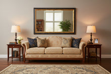 Load image into Gallery viewer, Large Black and Gold Mirror - Distressed - 55" x 37"