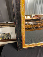 Load image into Gallery viewer, Large Black and Gold Mirror - Distressed - 55" x 37"