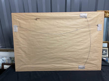 Load image into Gallery viewer, Large Black and Gold Mirror - Distressed - 55" x 37"