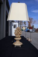 Load image into Gallery viewer, Marble Flame Lamp with a Half Shade