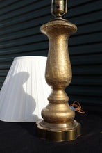 Load image into Gallery viewer, Vintage Gold Crackled Glass Lamps -Pair