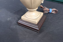 Load image into Gallery viewer, Pewter Feather Urn Lamp