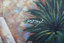 Load image into Gallery viewer, Palm Tree and Beach Scene