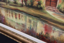 Load image into Gallery viewer, Framed Palm Trees and Villa painting