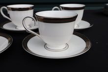 Load image into Gallery viewer, Braided Elegance Bone China Tea Cups and Saucers by Lenox