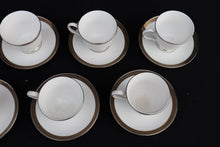 Load image into Gallery viewer, Braided Elegance Bone China Tea Cups and Saucers by Lenox