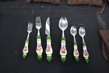 Load image into Gallery viewer, 8 Settings of Wilkens Cutlery with Porcelain Handles