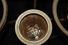 Load image into Gallery viewer, Antique Brass Candelabra Oil Lamp Converted to Electric