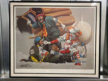Load image into Gallery viewer, "Out at the Old Ball Game" Numbered and Signed Print by Chuck Oberstein