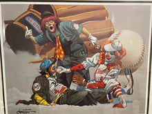 Load image into Gallery viewer, "Out at the Old Ball Game" Numbered and Signed Print by Chuck Oberstein