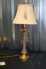 Load image into Gallery viewer, Tall Bronze Candlestick Lamp