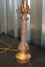 Load image into Gallery viewer, Tall Bronze Candlestick Lamp