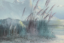 Load image into Gallery viewer, Lighthouse on Cliff Beach Art by Ruby