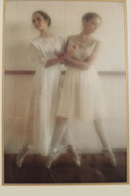 Load image into Gallery viewer, Pair of Ballerinas in Ornate Gold Frame