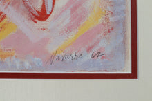 Load image into Gallery viewer, Navarro 1962 Abstract Expressionist Painting Framed Large Mid Century Modern Art