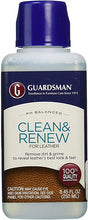 Load image into Gallery viewer, Guardsman Clean & Renew For Leather 8.45 oz - Removes Dirt and Grime, Great For Leather Furniture & Car Interiors